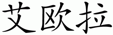 Chinese name for Iola